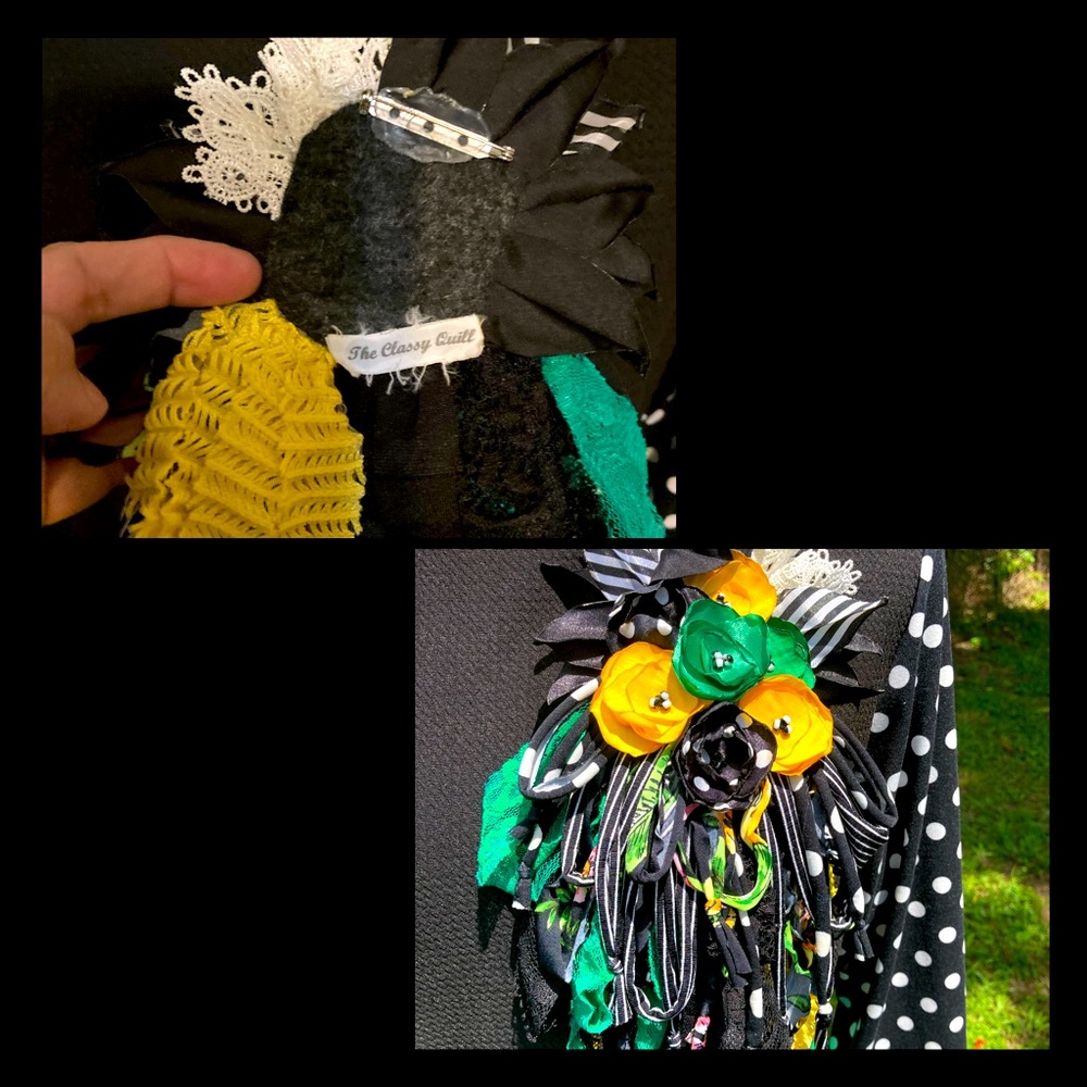 Classy Quill Flower Pin